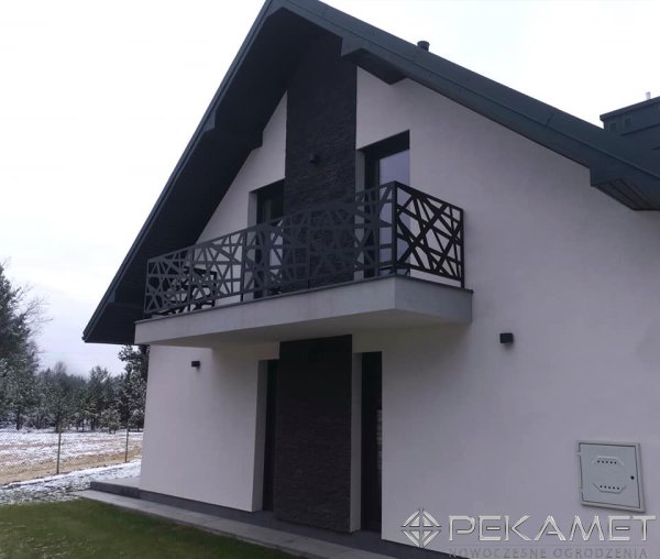 Balustrady wycinane laserowo