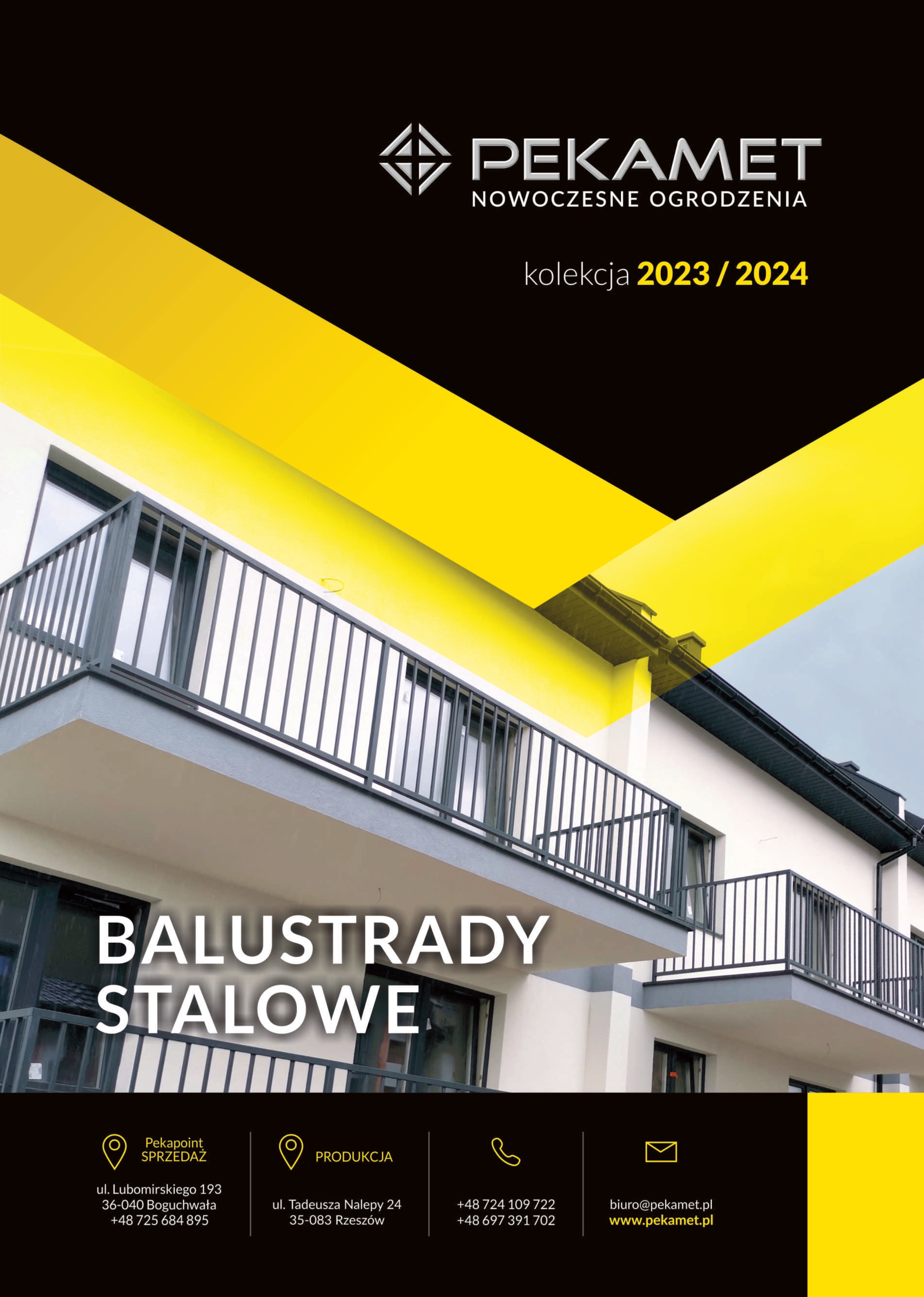 Balustrady stalowe